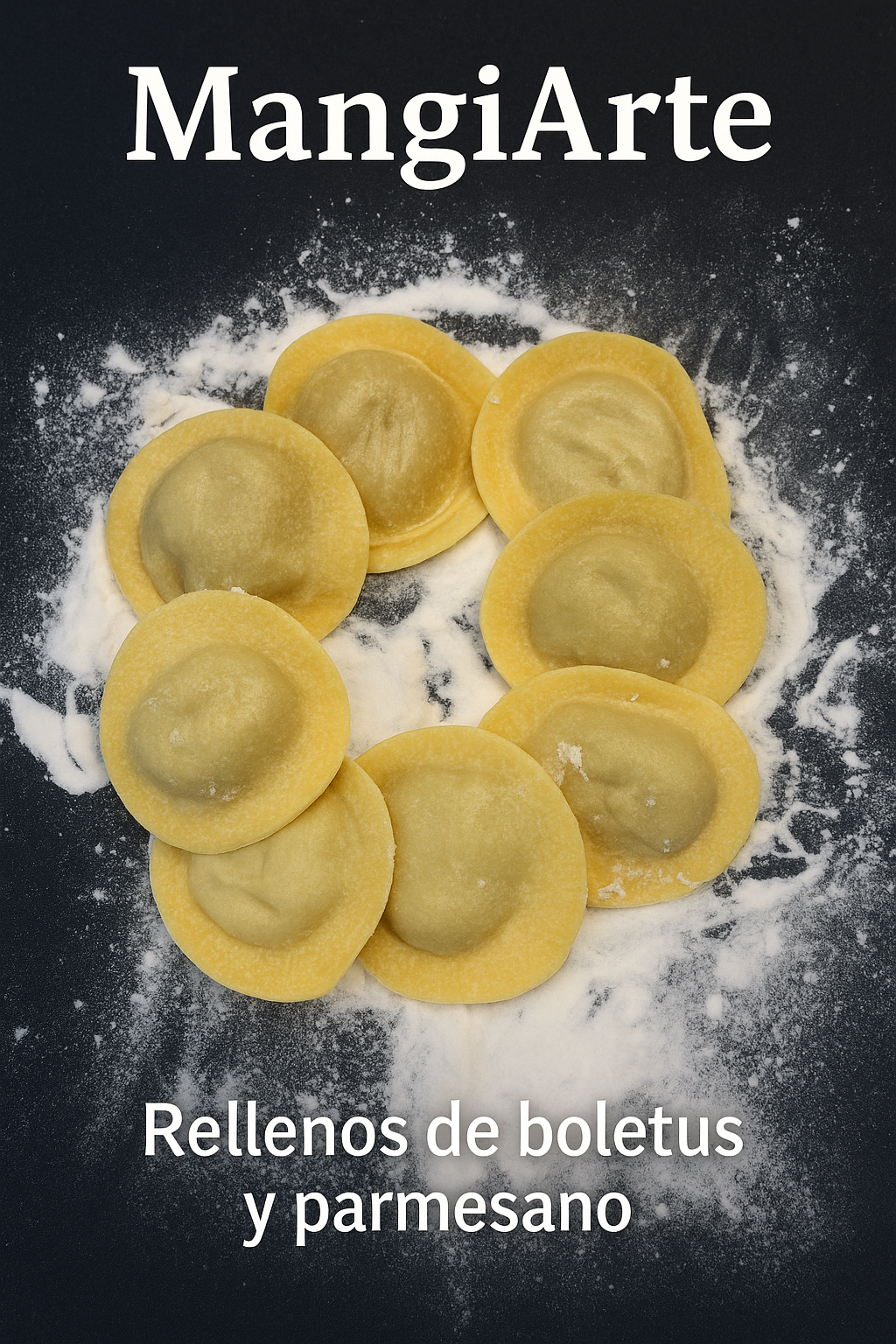 Ravioli Relleno Boletus Parmesan